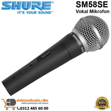 Shure SM58SE Dinamik Vokal Mikrofon