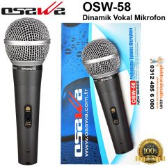 OSAWA OSW-58 Dinamik Vokal Mikrofon