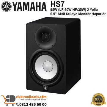 Yamaha HS7 Aktif Stüdyo Referans Monitör Siyah