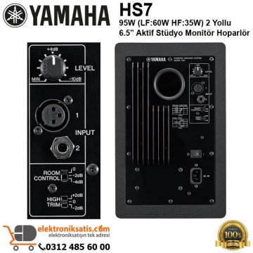 Yamaha HS7 Aktif Stüdyo Referans Monitör Siyah