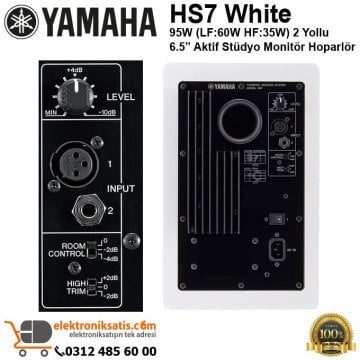 Yamaha HS7 Aktif Stüdyo Referans Monitör Beyaz