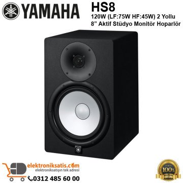 Yamaha HS8 Aktif Stüdyo Referans Monitör Siyah