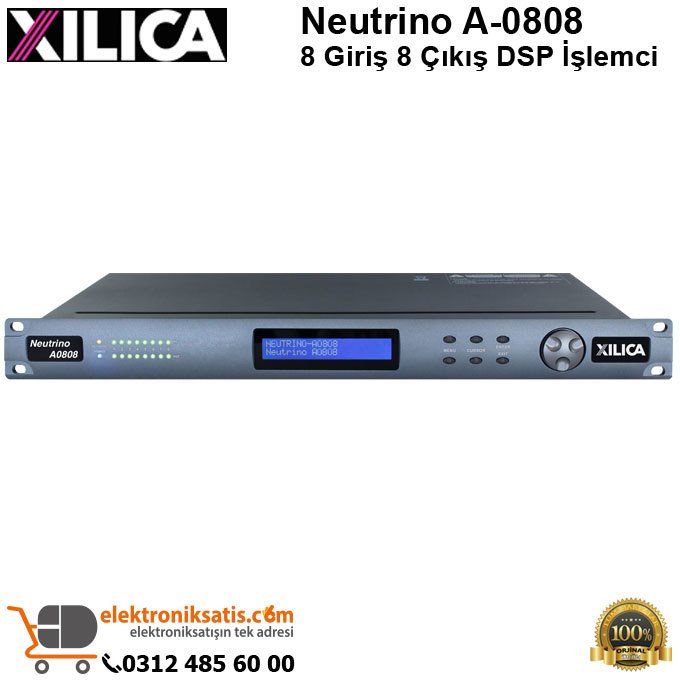 XILICA Neutrino A-0808 8 Giriş 8 Çıkış DSP İşlemci