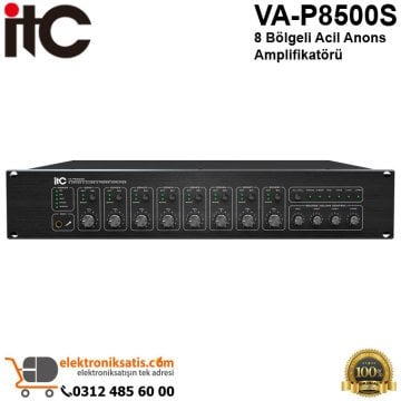 ITC VA-P8500S 8 Bölgeli Acil Anons Amplifikatörü