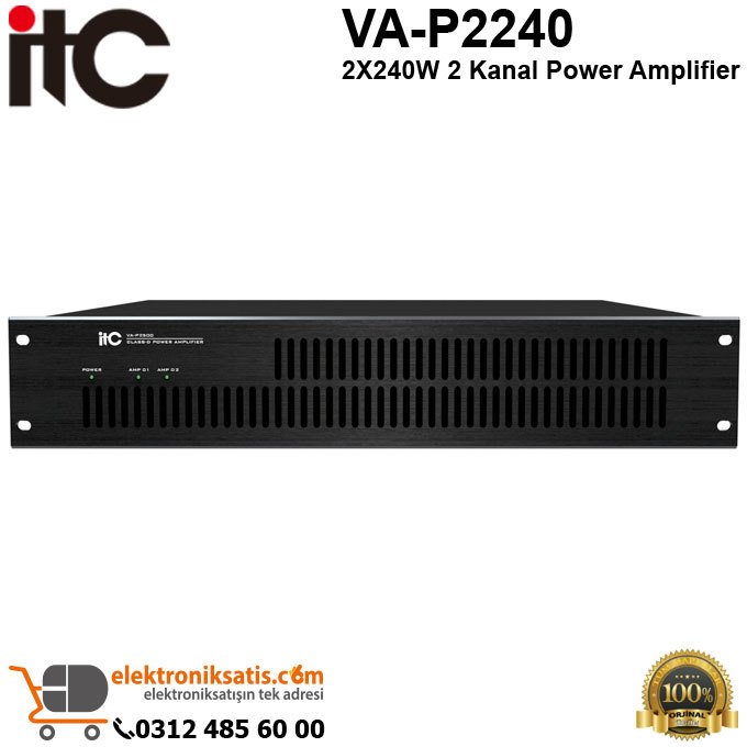 ITC VA-P2240 2X240W 2 Kanal Power Amplifier
