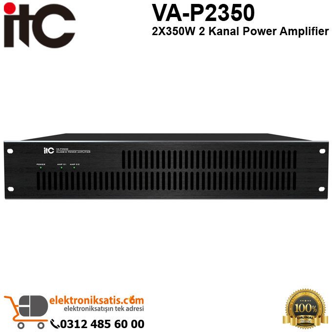 ITC VA-P2350 2X350W 2 Kanal Power Amplifier