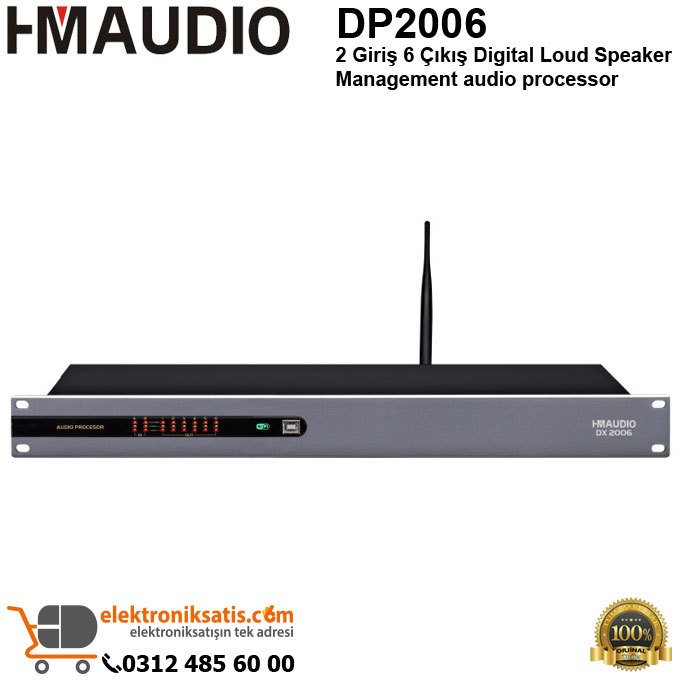 Hmaudio DP2006 2X6 Dijital Audio Processor