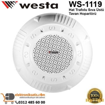 Westa WS-1119 Hat Trafolu Sıva Üstü Tavan Hoparlörü