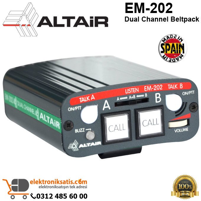 Altair EM-202 Dual Channel Beltpack