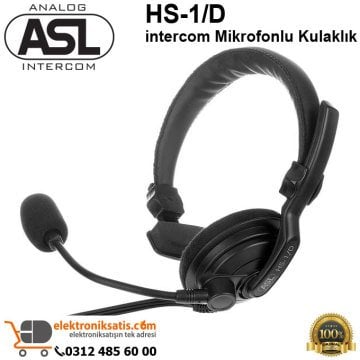 ASL HS-1/D intercom Mikrofonlu Kulaklık