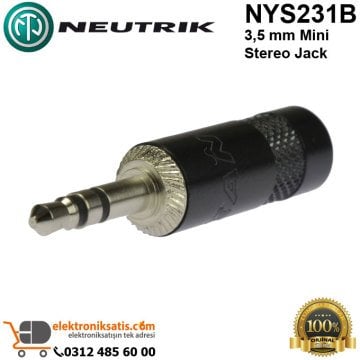 Neutrik NYS231B Mini Stereo Jack