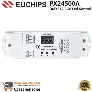 Euchips PX24500A DMX 512 RGB Led Kontrol ünitesi