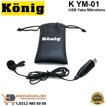 König K YM-01 USB Yaka Mikrofonu