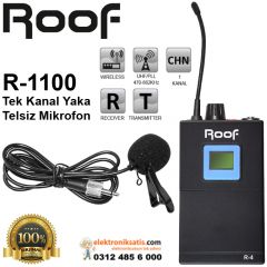 Roof R-1100 Yaka Telsiz Mikrofon