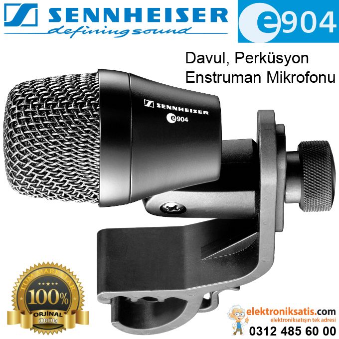 Sennheiser E904 Enstruman Mikrofonu Davul, Perküsyon