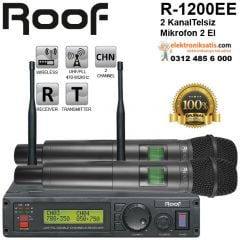 Roof R-1200 Telsiz Mikrofon 2 El