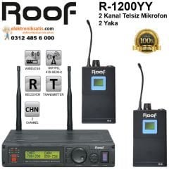 Roof R-1200 Telsiz Mikrofon 2 Yaka