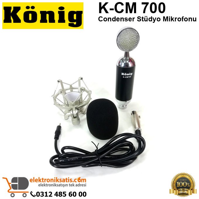 König K-CM 700 Condenser Stüdyo Mikrofonu