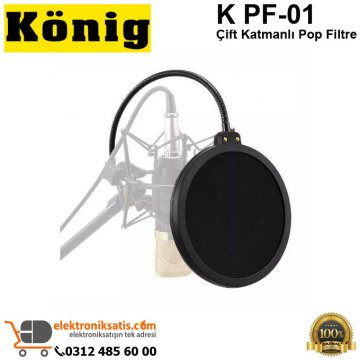König K PF-01 Çift Katmanlı Pop Filtre
