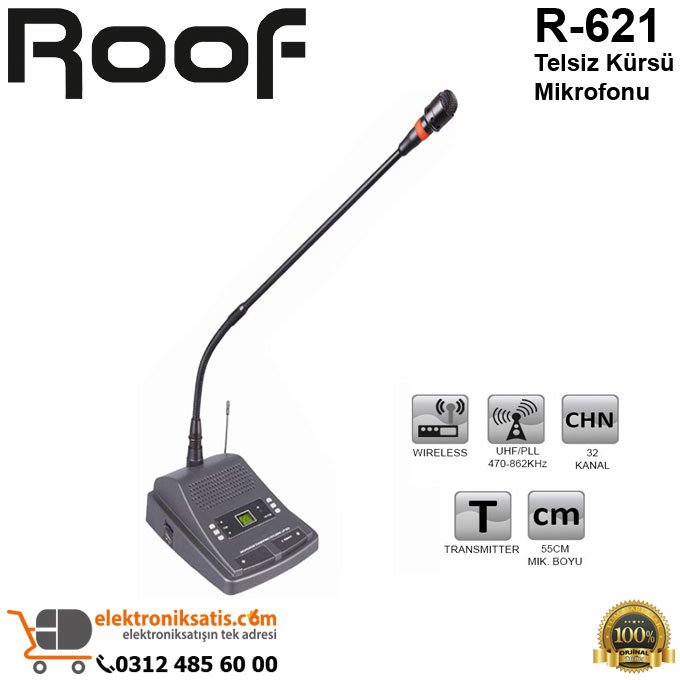 Roof R-621 Telsiz Kürsü Mikrofonu