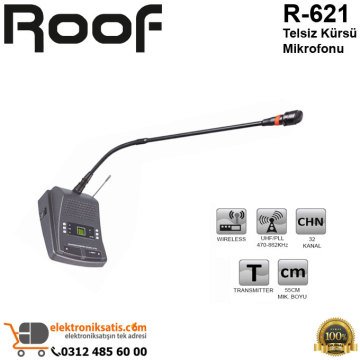 Roof R-621 Telsiz Kürsü Mikrofonu