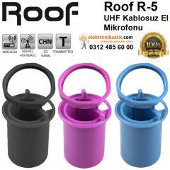 Roof R-5 UHF Kablosuz El Mikrofonu Siyah