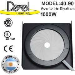 DEXEL 40-90 Acento iris Diyafram 1000W