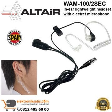Altair WAM-100/2SEC intercom Headset