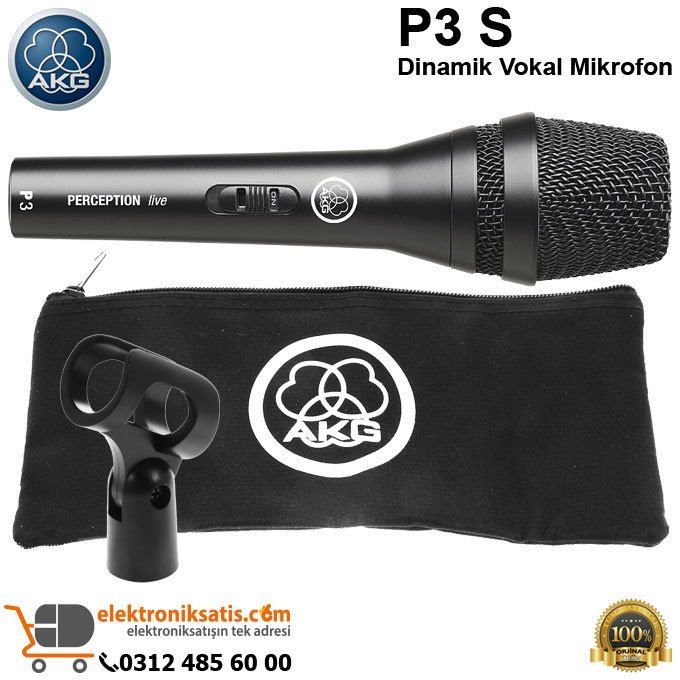 AKG P3 S Dinamik Vokal Mikrofon