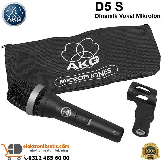 AKG D5 S Dinamik Vokal Mikrofon