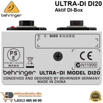 Behringer ULTRA-DI DI20 Aktif DI-Box