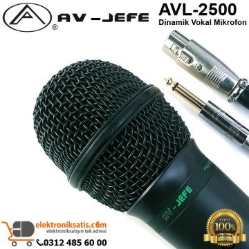 AV-JEFE AVL-2500 Dinamik Vokal Mikrofon