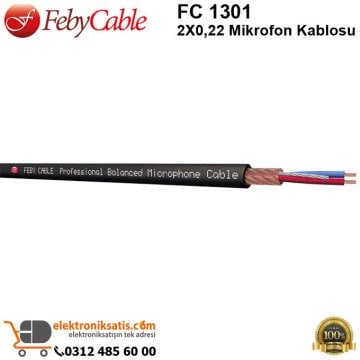 Feby Cable FC 1301 2X022 Mikrofon Kablosu
