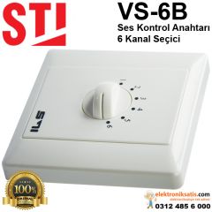 Sti VS-6B Ses Kontrol Anahtarı 6 Kanal Seçici