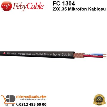 Feby Cable FC 1304 2X035 Mikrofon Kablosu