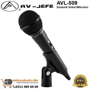 AV-JEFE AVL-509 Dinamik Vokal Mikrofon