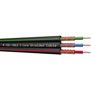 Feby Cable FC 1351 3X022 3 lü Blendajlı Sinyal Kablosu