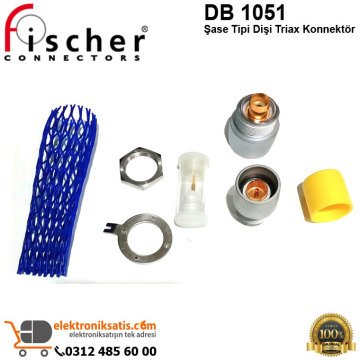 Fischer DB 1051 Şase Tipi Dişi Triax Konnektör