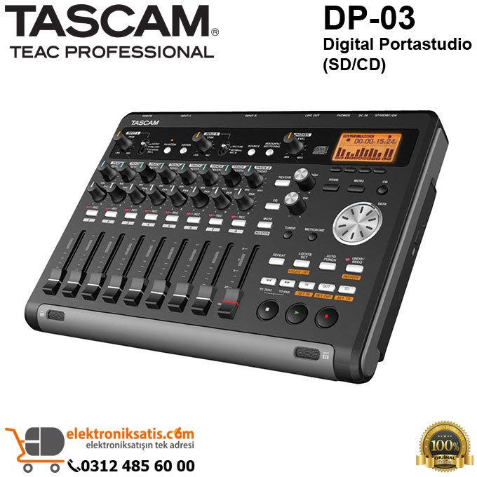 Tascam DP-03 Digital Portastudio (SD/CD)