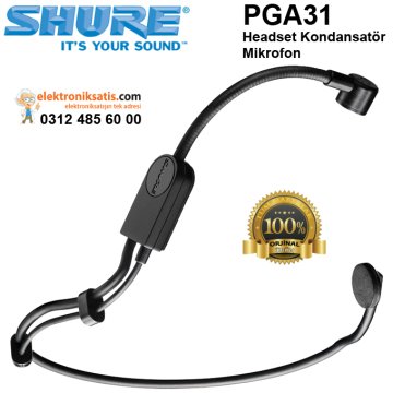 Shure PGA31 Headset Kondansatör Mikrofon