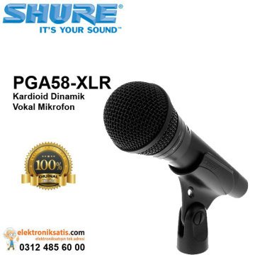 Shure PGA58 Kardioid Dinamik Vokal Mikrofon