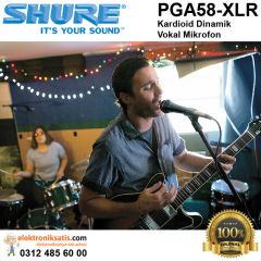 Shure PGA58 Kardioid Dinamik Vokal Mikrofon