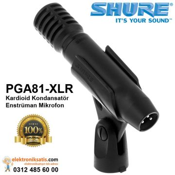 Shure PGA81-XLR Kardioid Kondansatör Enstrüman Mikrofon