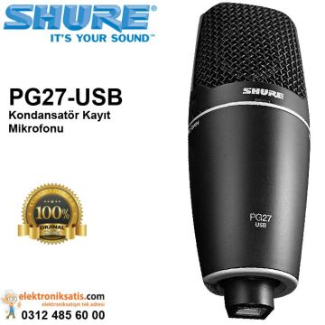 Shure PG27-USB Kondansatör Kayıt Mikrofonu