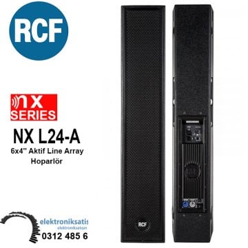 Rcf NXL 24-A 4x6 Woofers 1400 Wpeak Aktif Line Array Hoparlör