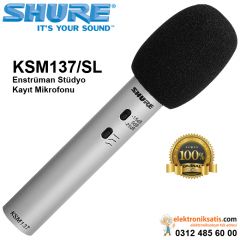 Shure KSM137/SL Enstrüman Stüdyo Kayıt Mikrofonu