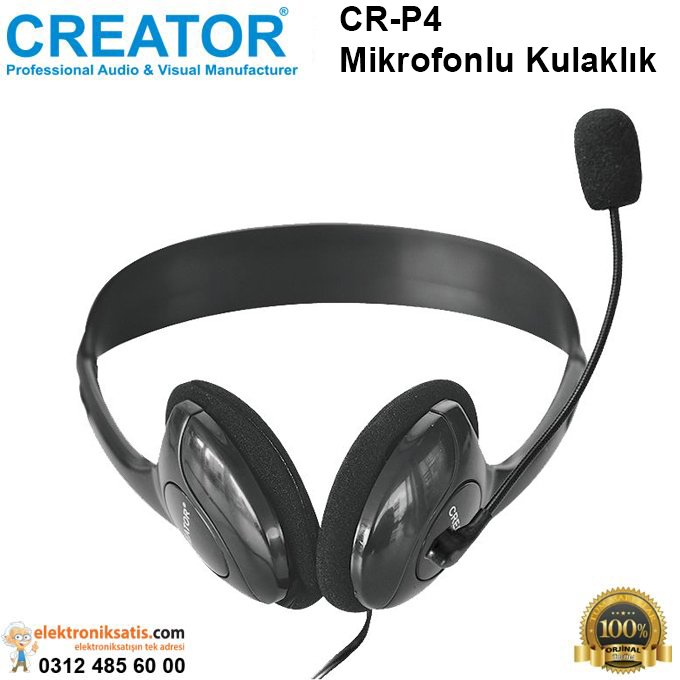 Creator CR-P4 Mikrofonlu Kulaklık