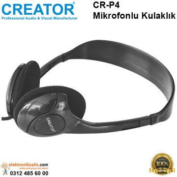 Creator CR-P4 Mikrofonlu Kulaklık