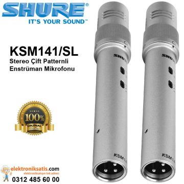 Shure KSM141/SL Stereo Çift Patternli Enstrüman Mikrofonu