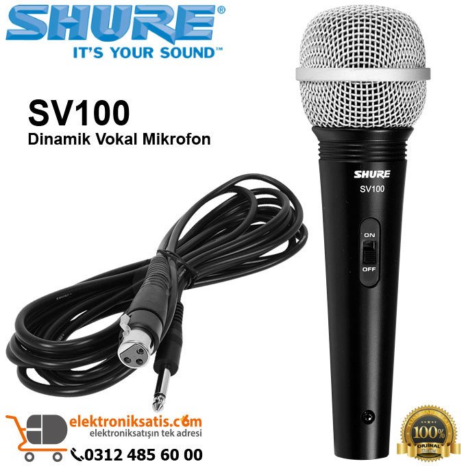 Shure SV100 Dinamik Vokal Mikrofon